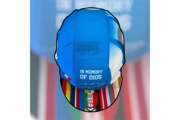 Cappello da Ciclismo ABC Anaclerico Sport Bike Club D10S  In bici per la T.I.N. ABC ANACLERICO SPORT BYKE CLUB | Cappelli da Ciclismo | MARADONACAP-